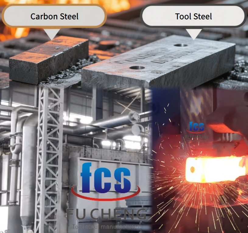 carbon steel VS tool steel :heat treatment