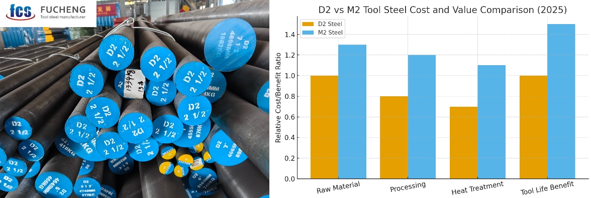D2 VS M2 Tool Steel:Cost and Machinability Considerations