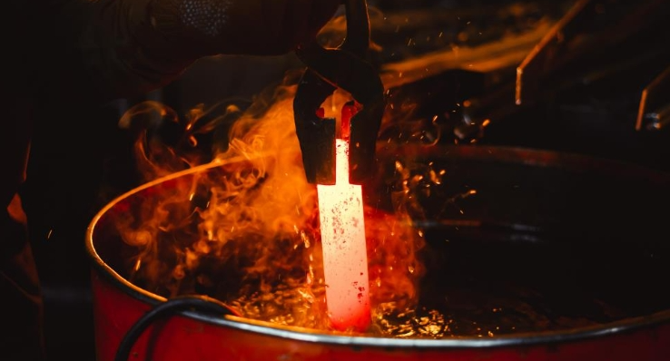 heat treatment of tool steel :quenching